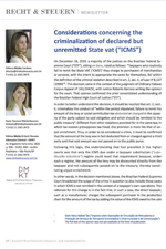 Considerations concerning the criminalization
of declared unremitted but State vat (“ICMS”)